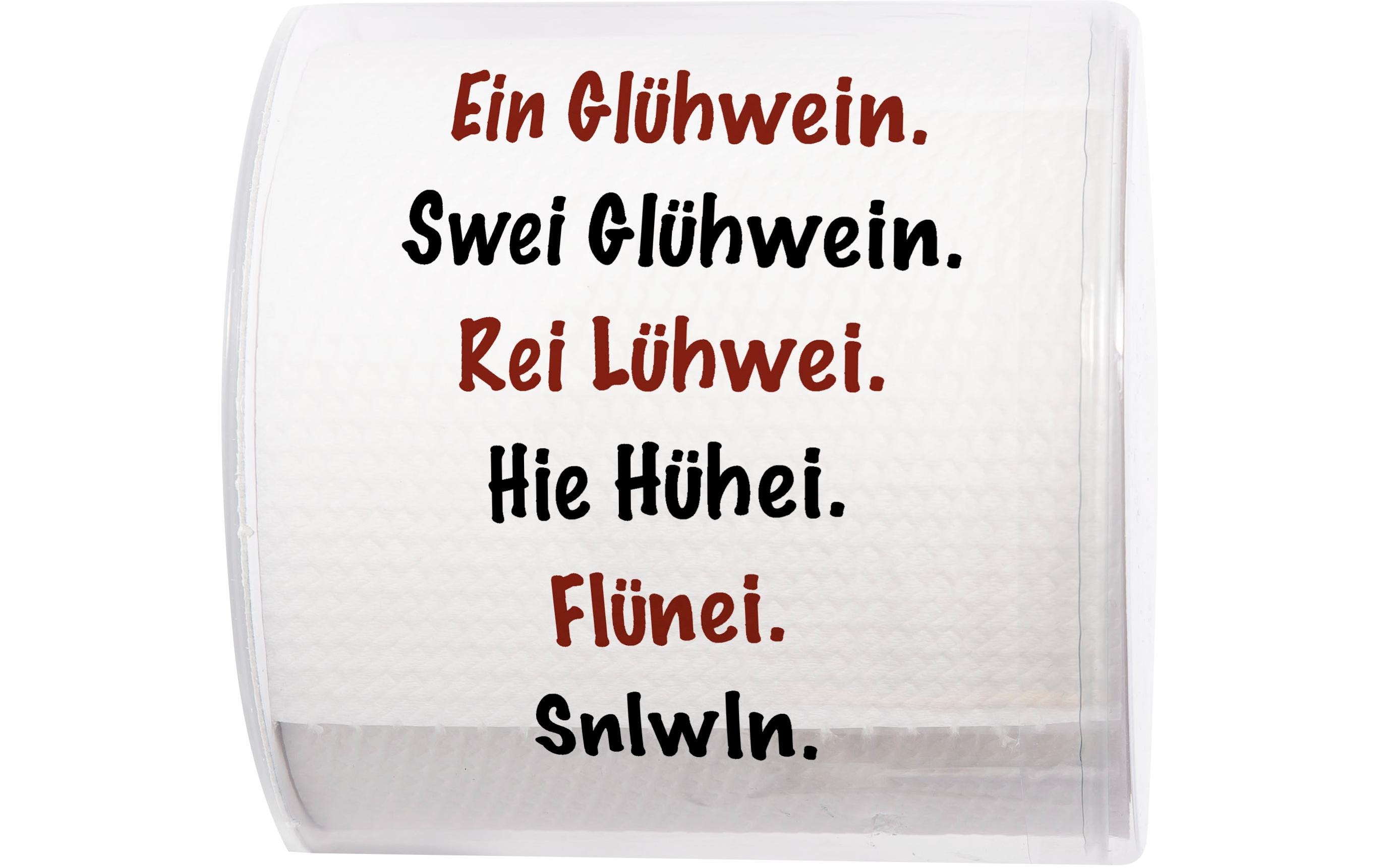 Paper + Design Toilettenpapier Glühwein 3-lagig, 1 Rolle