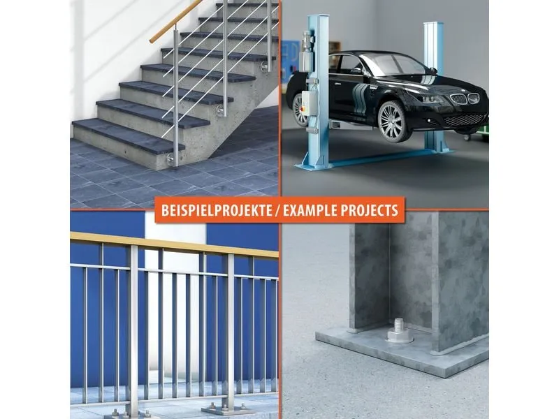 Tox-Dübel Bolzenanker S-Fix Plus M8 x 130/60+73 mm (50 Stk.) Tox-Dübel Bolzenanker S-Fix Plus M8 x 130/60+73 mm (50 Stk.)