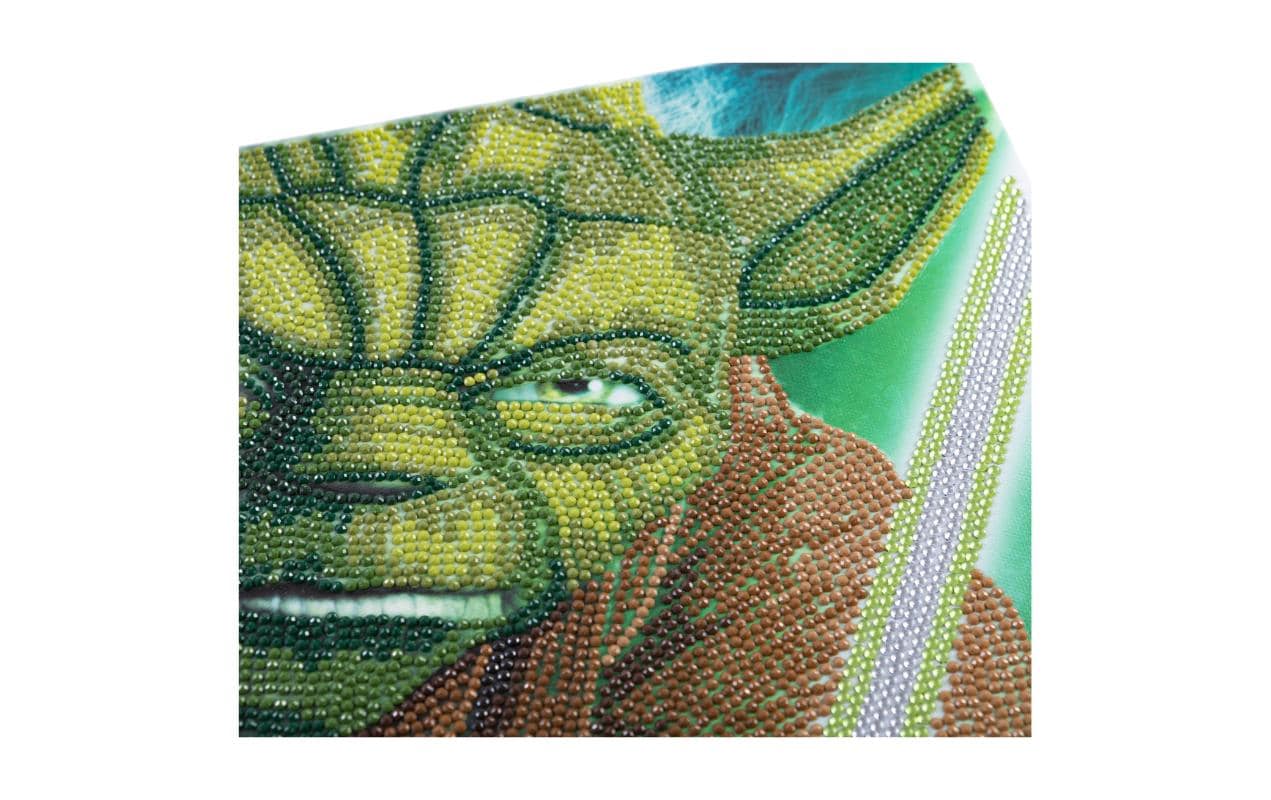 CRAFT Buddy Bastelset Crystal Art Yoda 30 x 30 cm