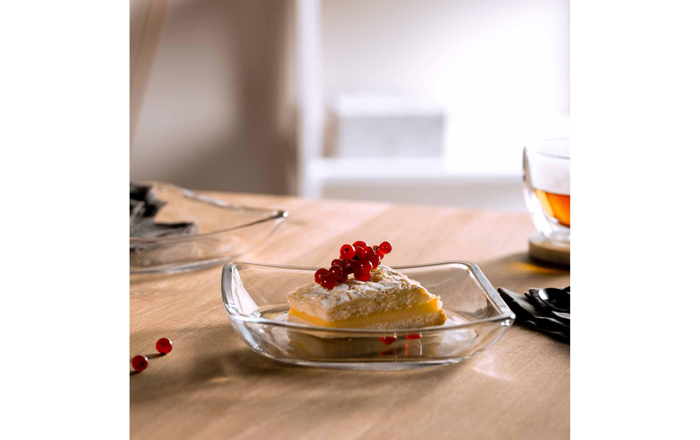 Leonardo Schüssel Piazza 4 Stück, Transparent