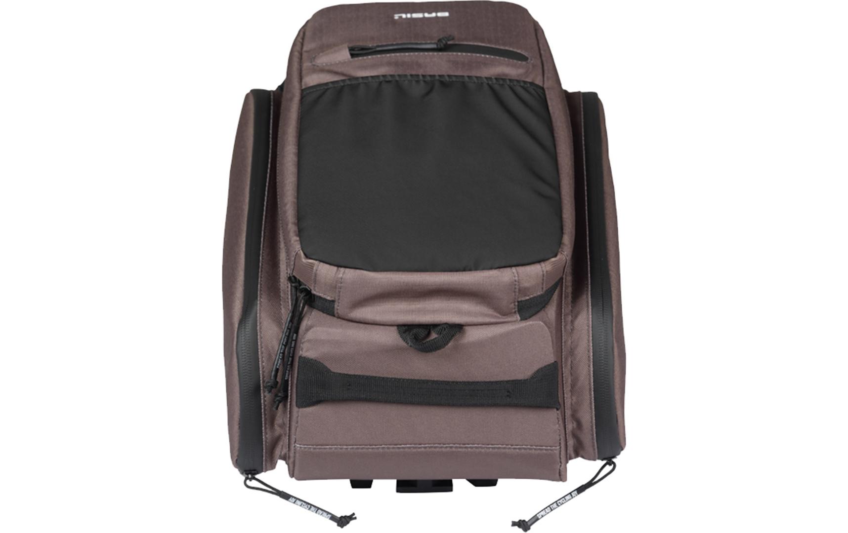 BASIL Gepäckträgertasche Move MIK 10-26 l, braun