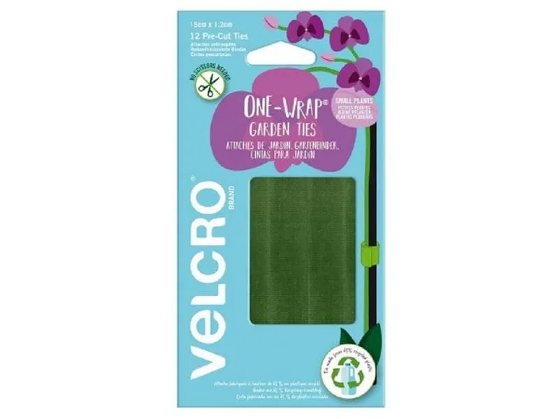 Samen Mauser Gartenbinder Velcro One – Wrap, 12 Stück, 15 x 1.2 cm