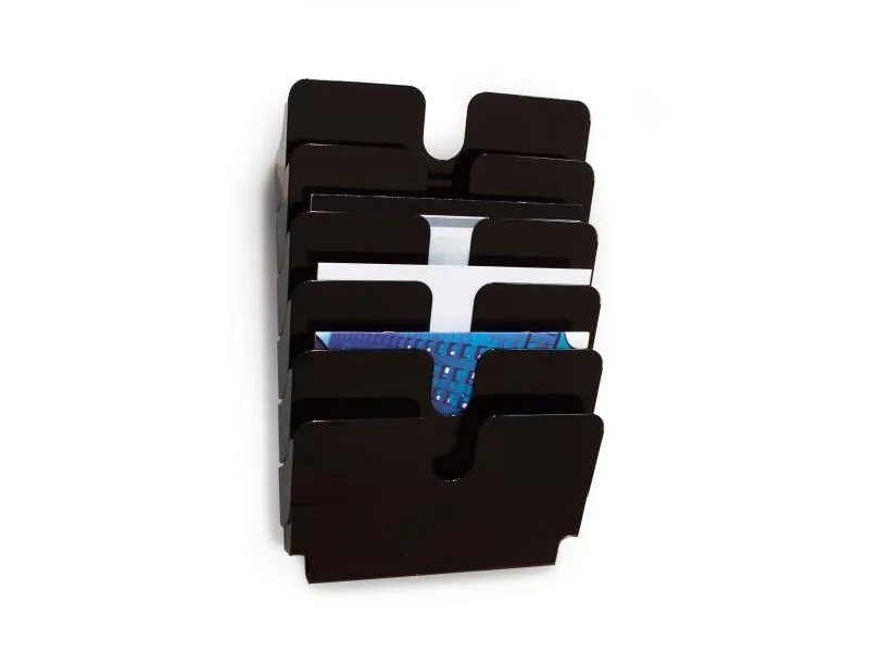 DURABLE Prospektständer Flexiplus 6 A4 quer, Schwarz DURABLE Prospektständer Flexiplus 6 A4 quer, Schwarz