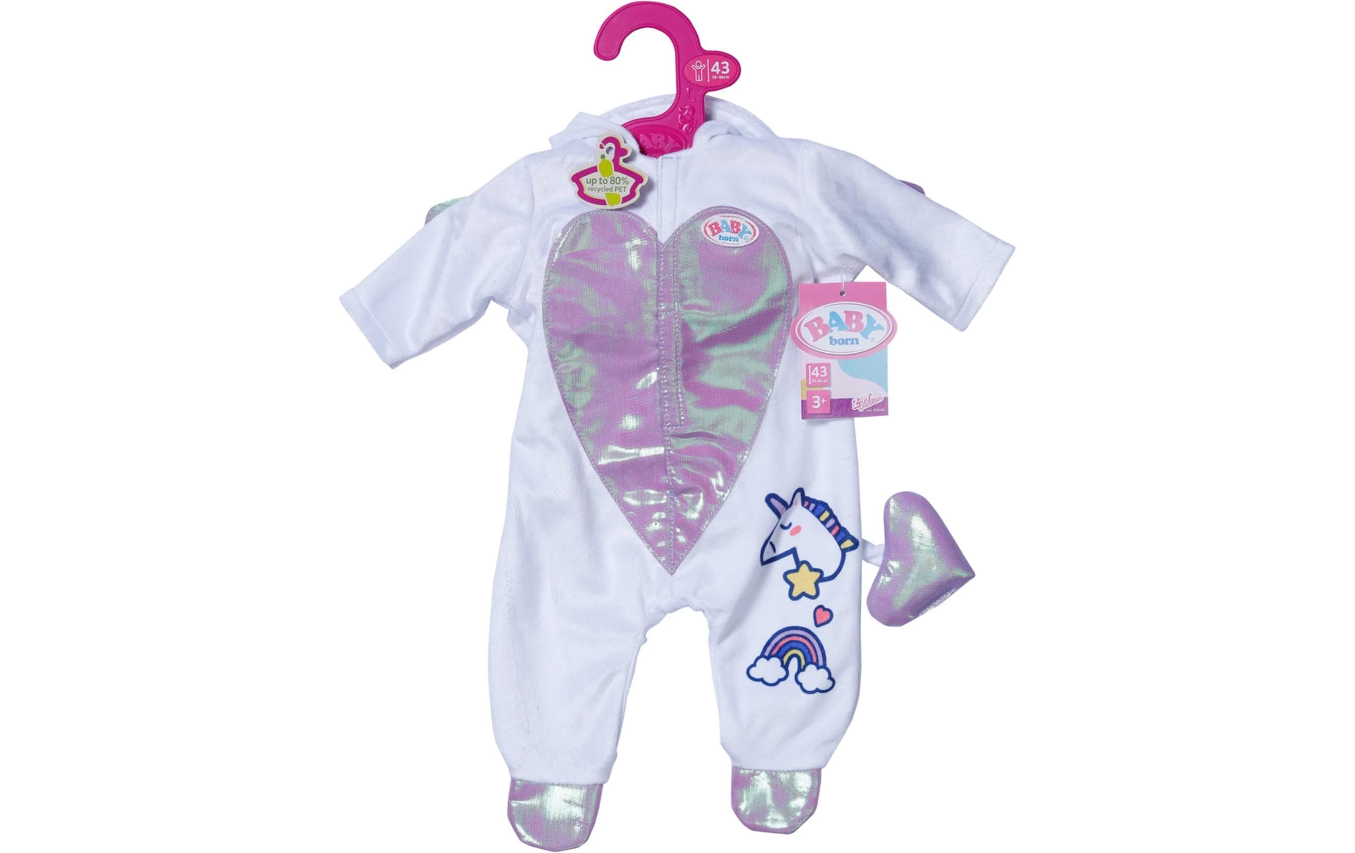 Baby Born Puppenkleidung Einhornanzug 43 cm Baby Born Puppenkleidung Einhornanzug 43 cm