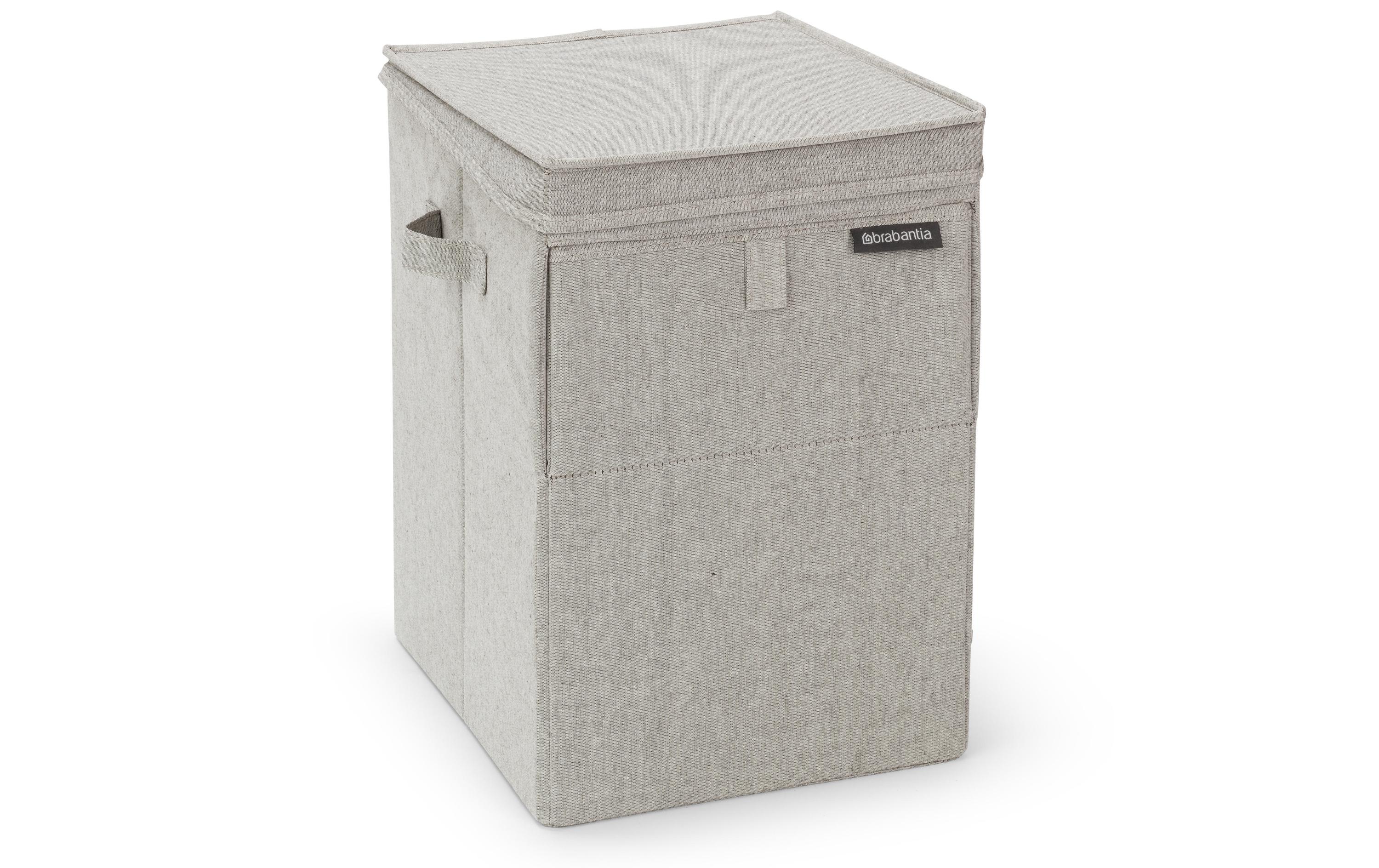 Brabantia Wäschesammler stapelbar, 35 Liter, Grau