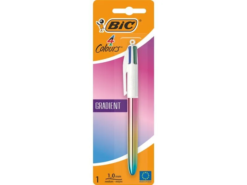 BIC Mehrfarbenkugelschreiber 4 Colours Gradient 1 Stück BIC Mehrfarbenkugelschreiber 4 Colours Gradient 1 Stück