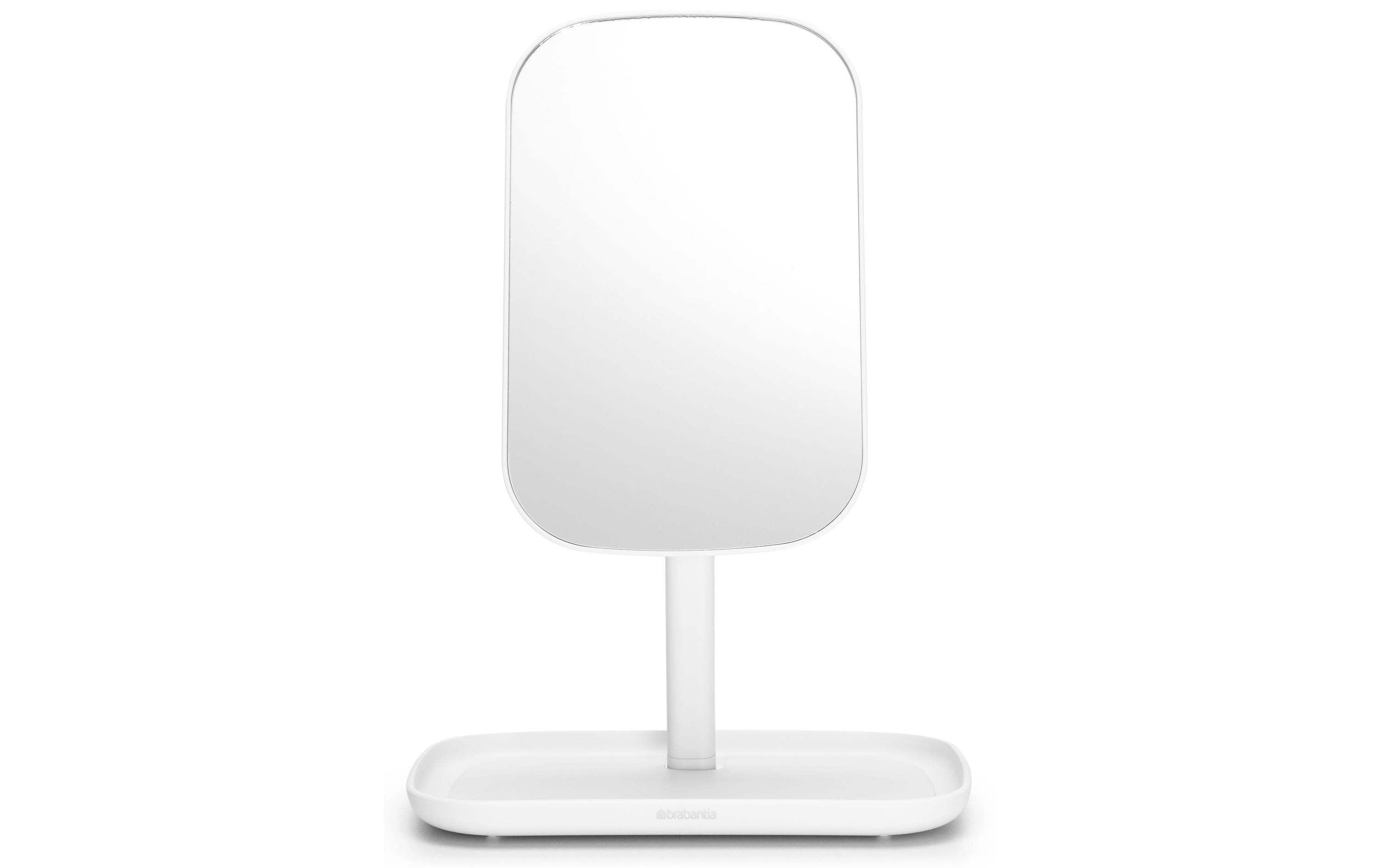 Brabantia Kosmetikspiegel ReNew mit Ablageschale, Weiss