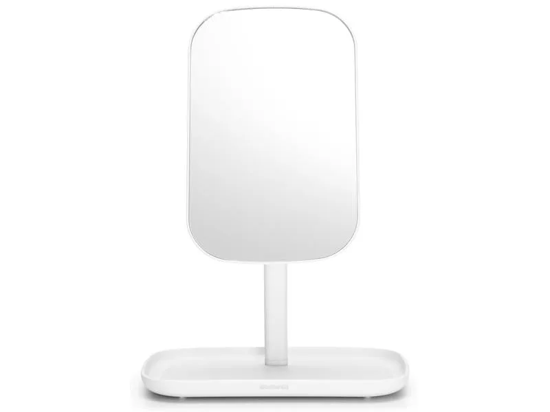 Brabantia Kosmetikspiegel ReNew mit Ablageschale, Weiss Brabantia Kosmetikspiegel ReNew mit Ablageschale, Weiss