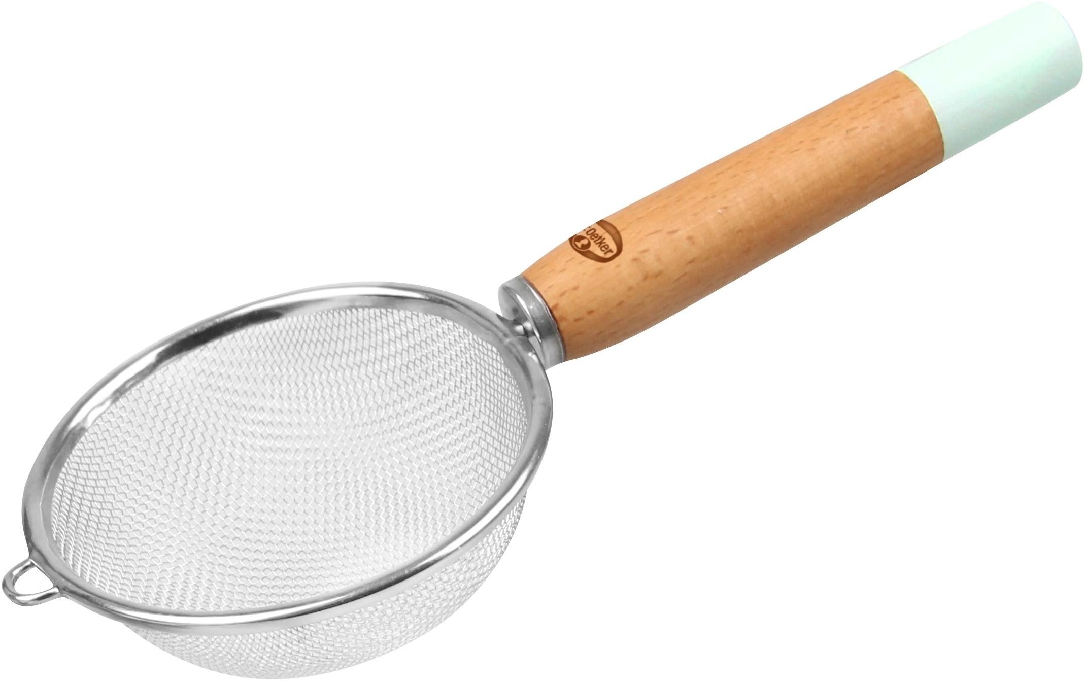 Dr.Oetker Mehlsieb Retro Design Silber