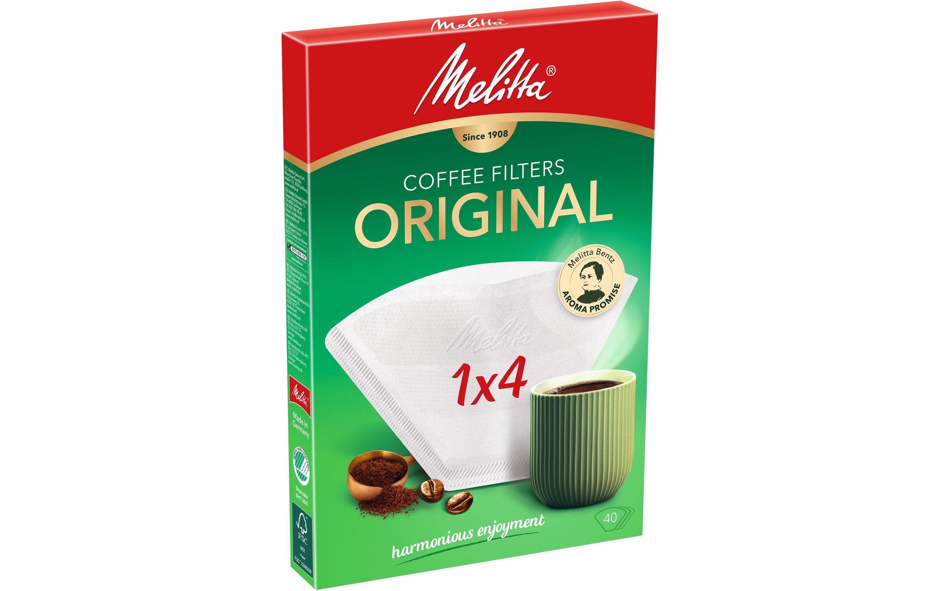 Melitta Filtertüte Original 1 x 4, 40 Stück