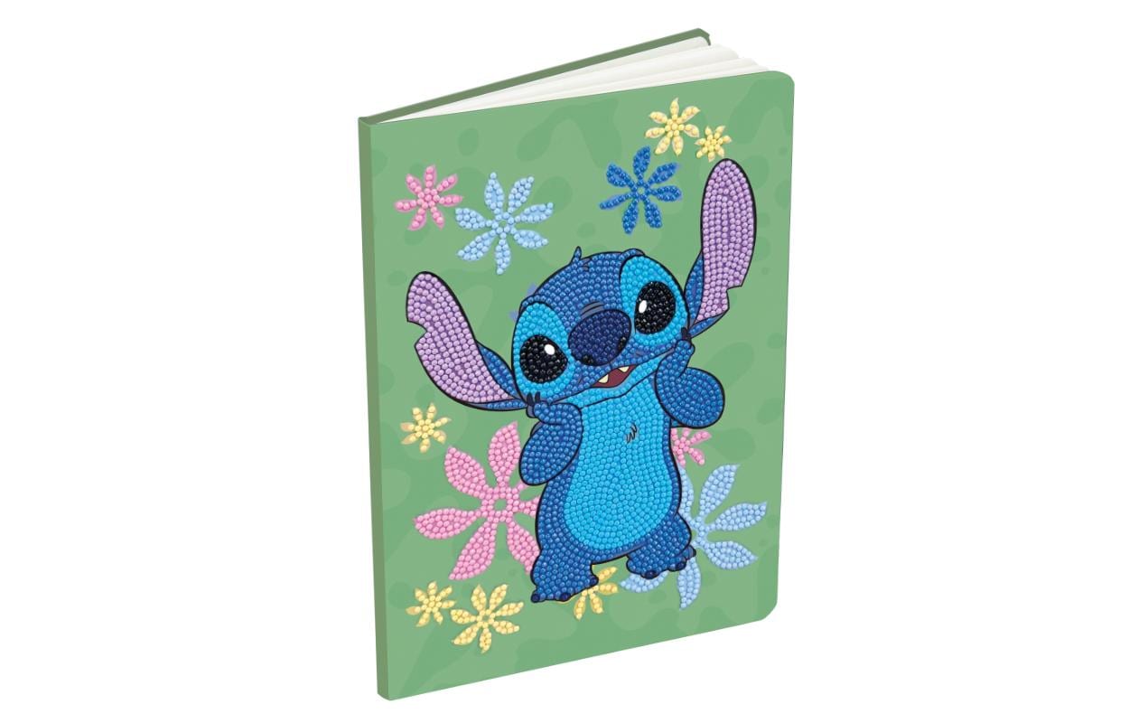 CRAFT Buddy Bastelset Crystal Art Notebook Disney Stitch CRAFT Buddy Bastelset Crystal Art Notebook Disney Stitch