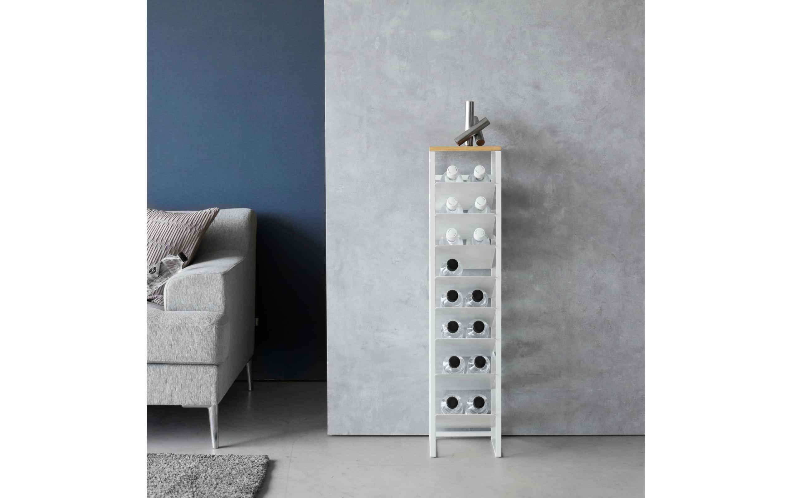 Yamazaki Flaschenregal Tower Weiss