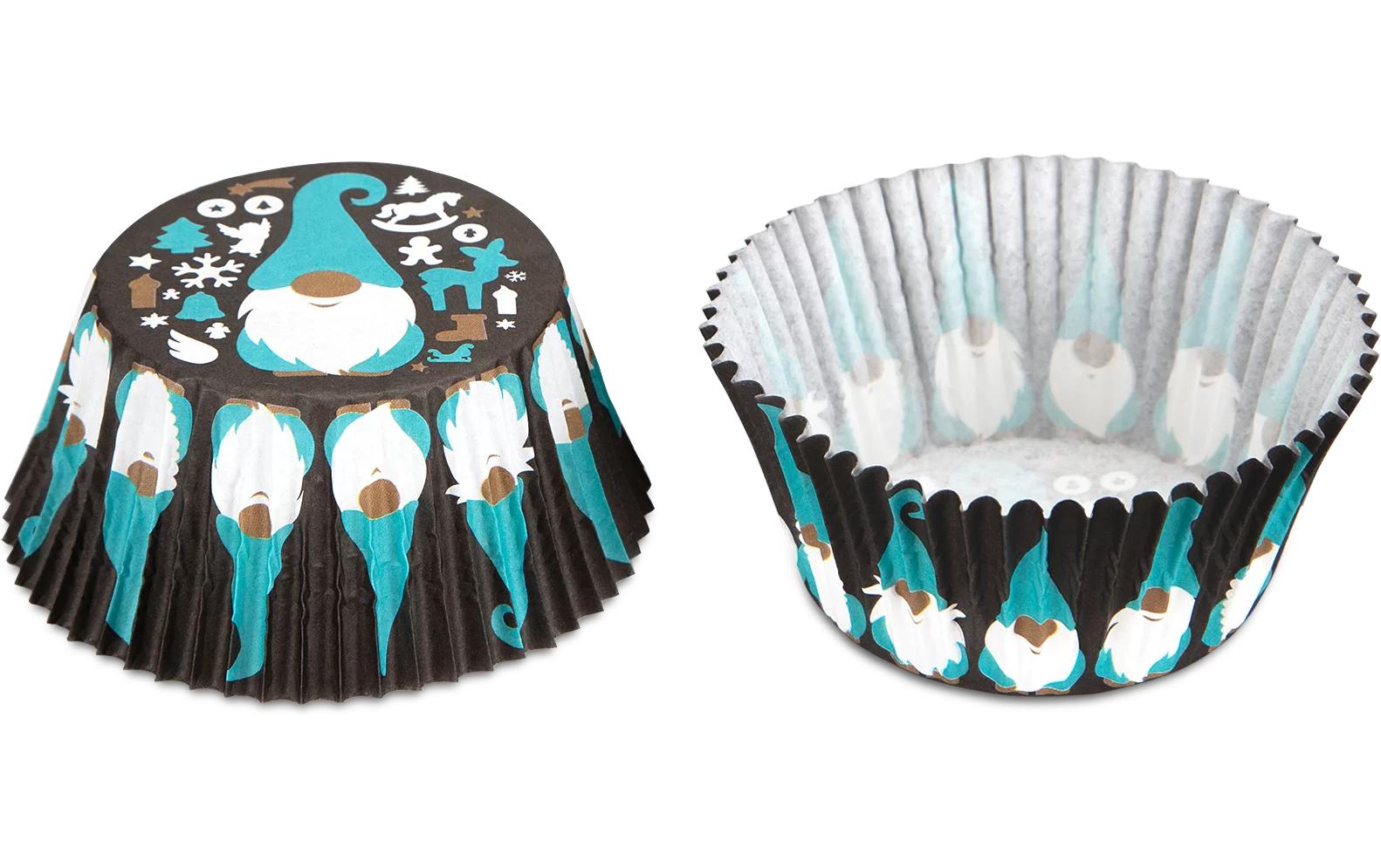 Städter Muffin-Backform Wichtel ø 5/7 cm, 50 Stück, Mehrfarbig