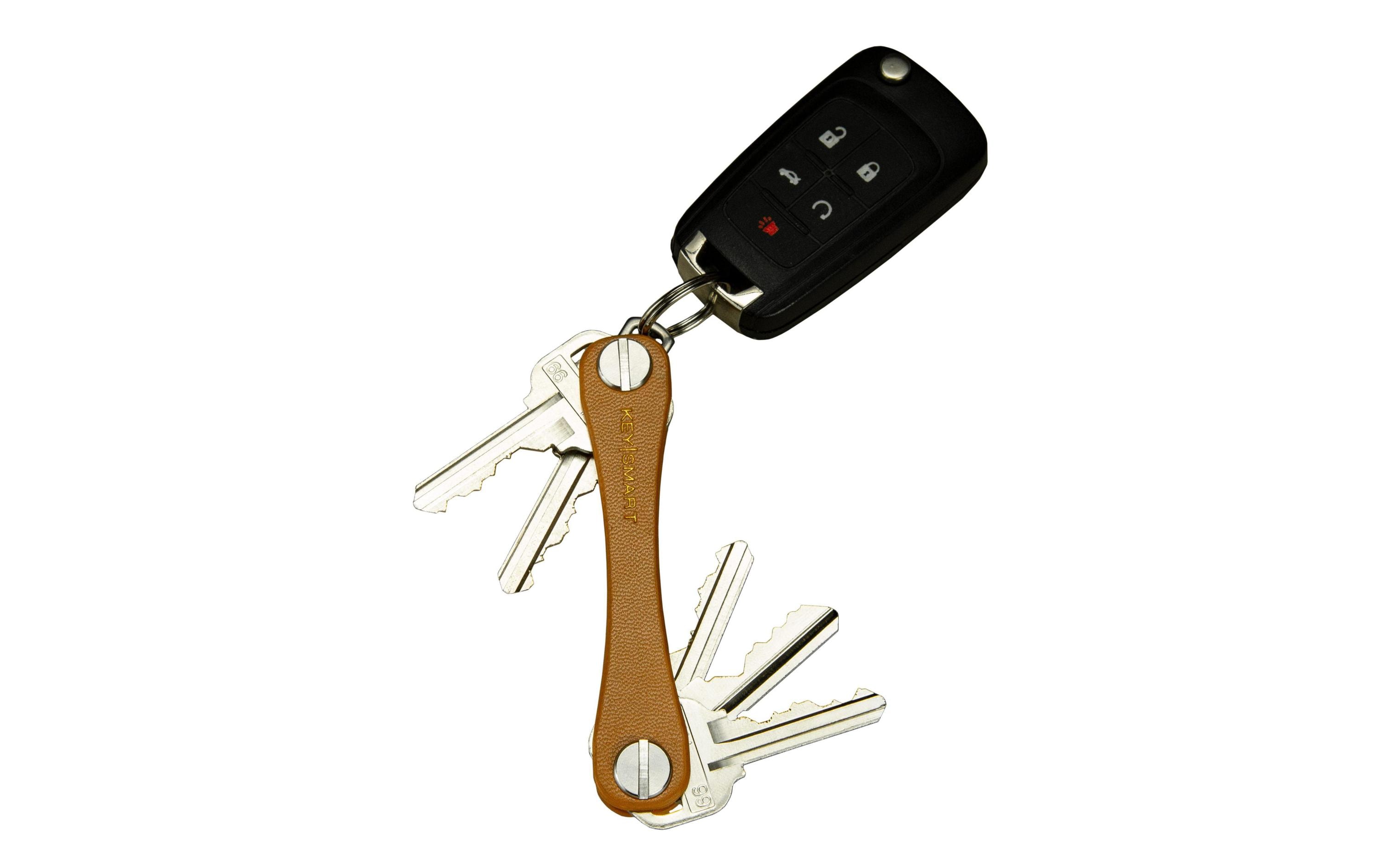 Keysmart Schlüsselhalter Leder Braun