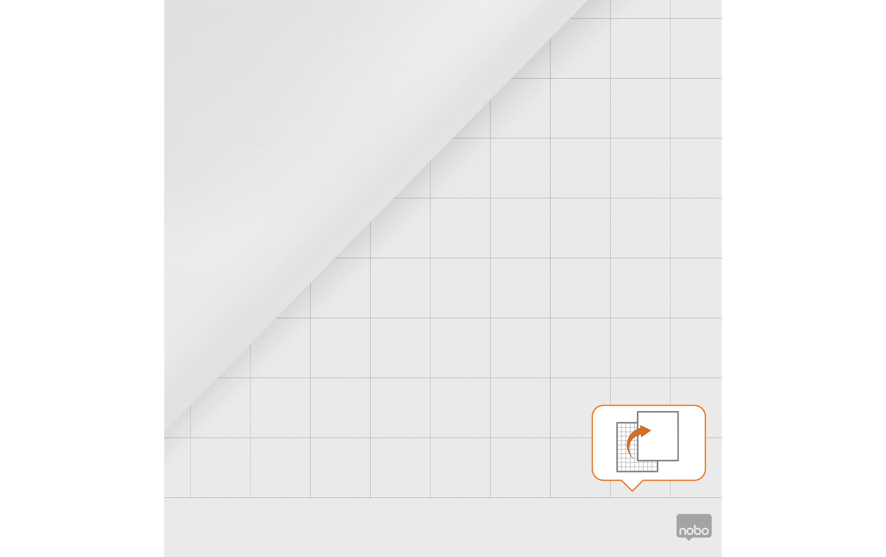 Nobo Flipchart blanko / kariert, 60 x 85 cm, 50 Blatt