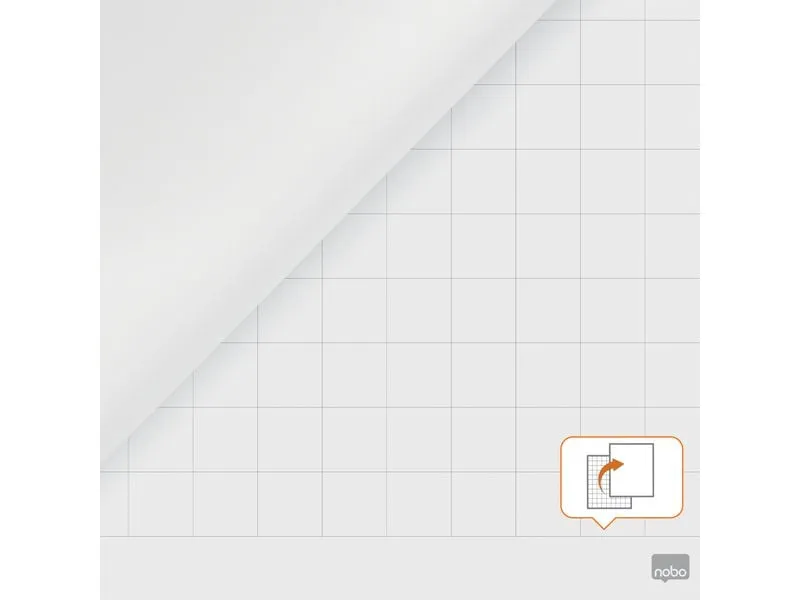 Nobo Flipchart blanko / kariert, 60 x 85 cm, 50 Blatt Nobo Flipchart blanko / kariert, 60 x 85 cm, 50 Blatt