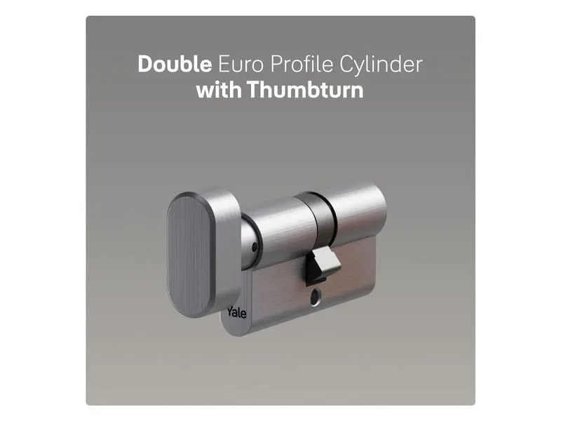 Yale Knaufzylinder 500 plus, 30/30, Nickel sat. Standard Security Yale Knaufzylinder 500 plus, 30/30, Nickel sat. Standard Security