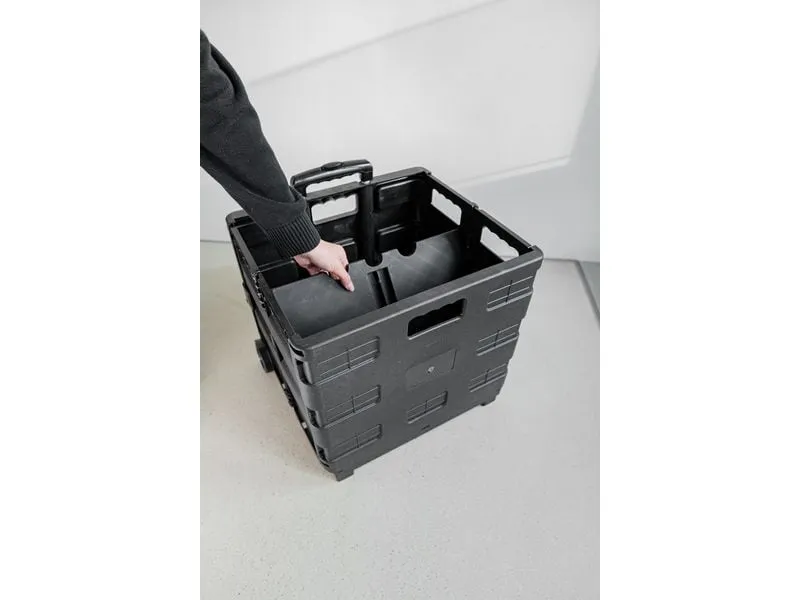Edi Baur Faltbare Klappbox auf Rollen 45 L Edi Baur Faltbare Klappbox auf Rollen 45 L