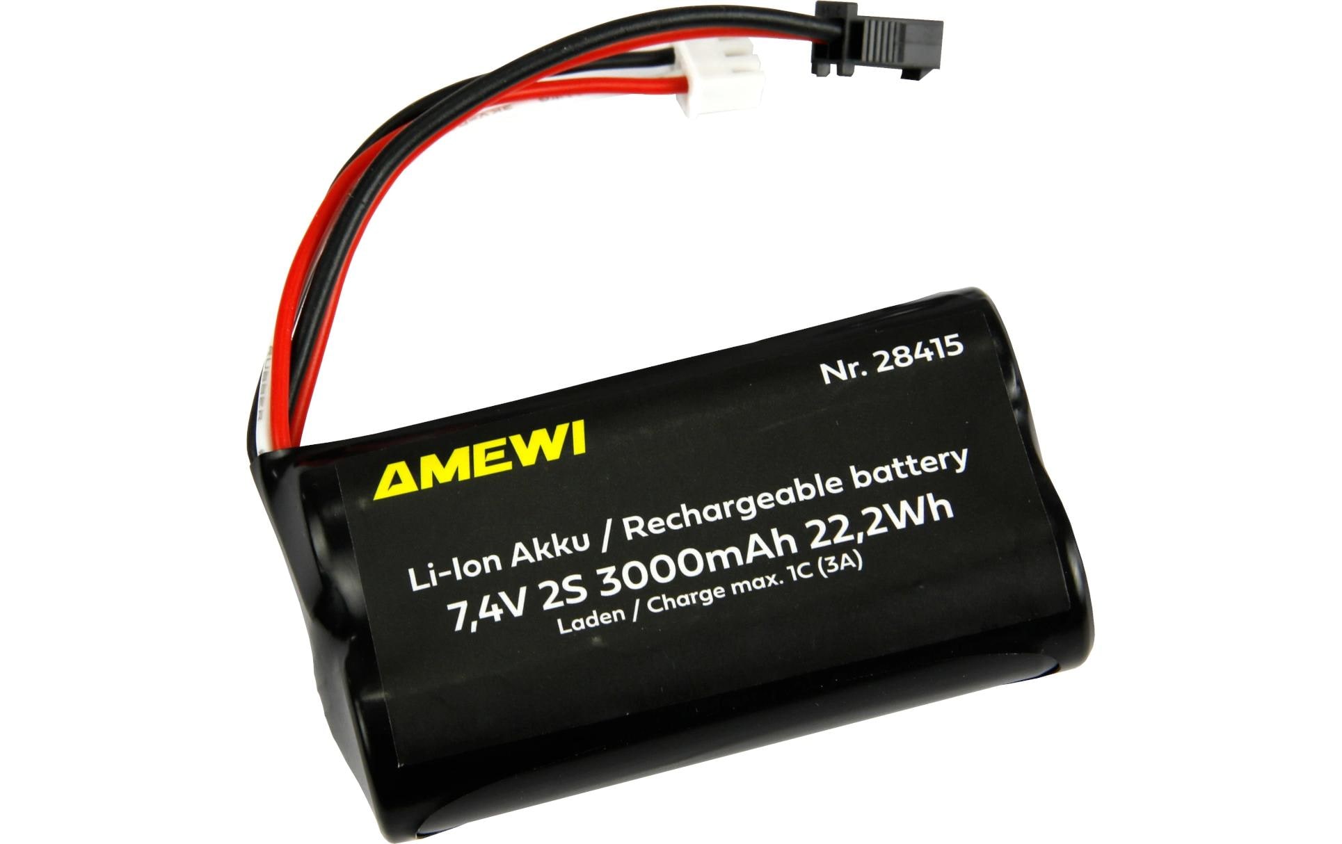 Amewi RC-Akku Li-Ion 2S 7.4 V 3000 mAh HBX Amewi RC-Akku Li-Ion 2S 7.4 V 3000 mAh HBX