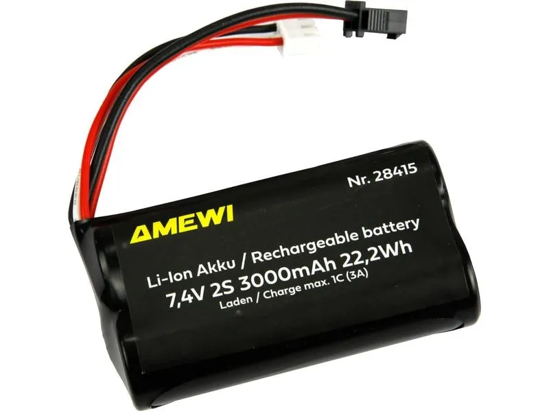 Amewi RC-Akku Li-Ion 2S 7.4 V 3000 mAh HBX Amewi RC-Akku Li-Ion 2S 7.4 V 3000 mAh HBX