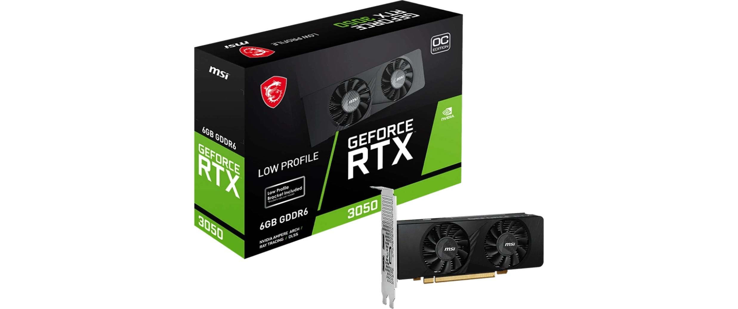 MSI Grafikkarte GeForce RTX 3050 LP 6 GB OC MSI Grafikkarte GeForce RTX 3050 LP 6 GB OC