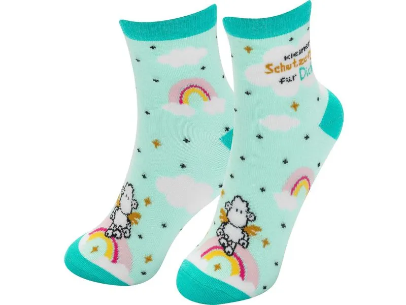 Sheepworld Socken Frauen Engel 36 - 40, Mehrfarbig