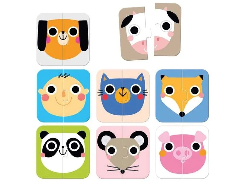 Banana Panda Puzzle On-the-Go Puzzlehäften Gesichter