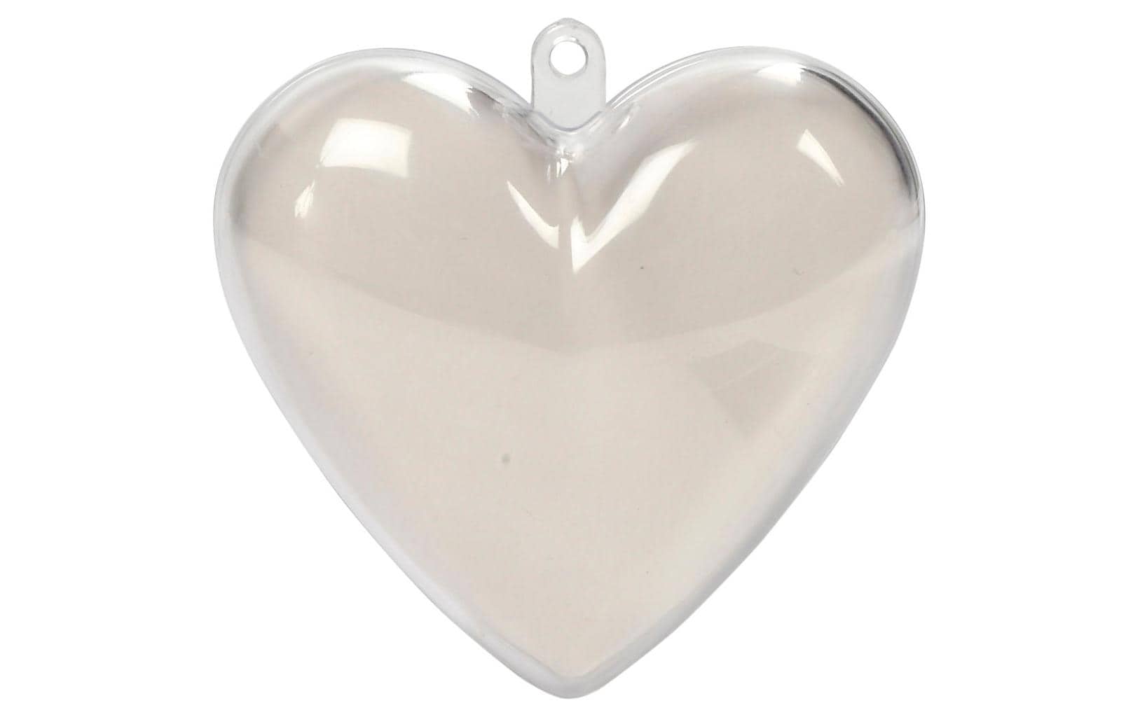 Creativ Company Kunststoffform Herz 6.5 cm, 10 Stück