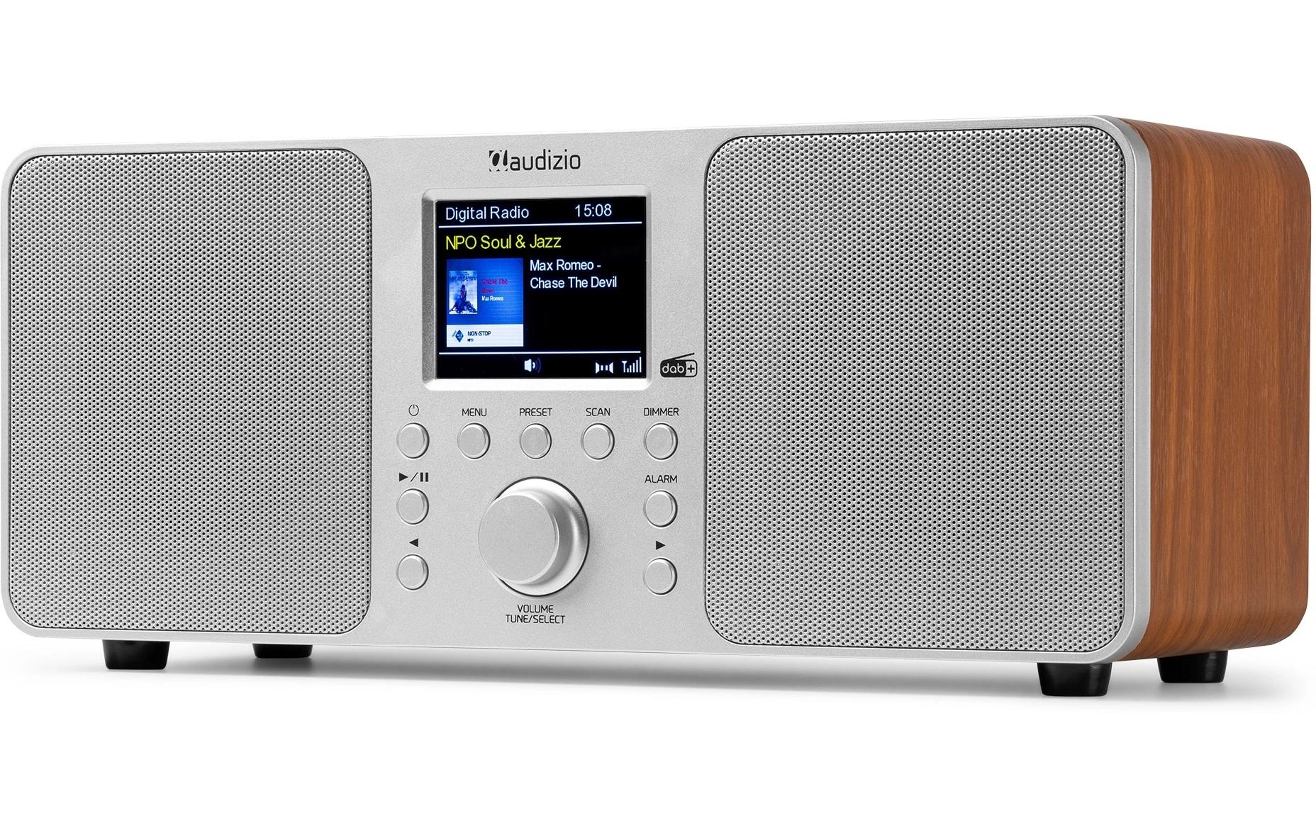 Audizio DAB+ Radio Genua Silber