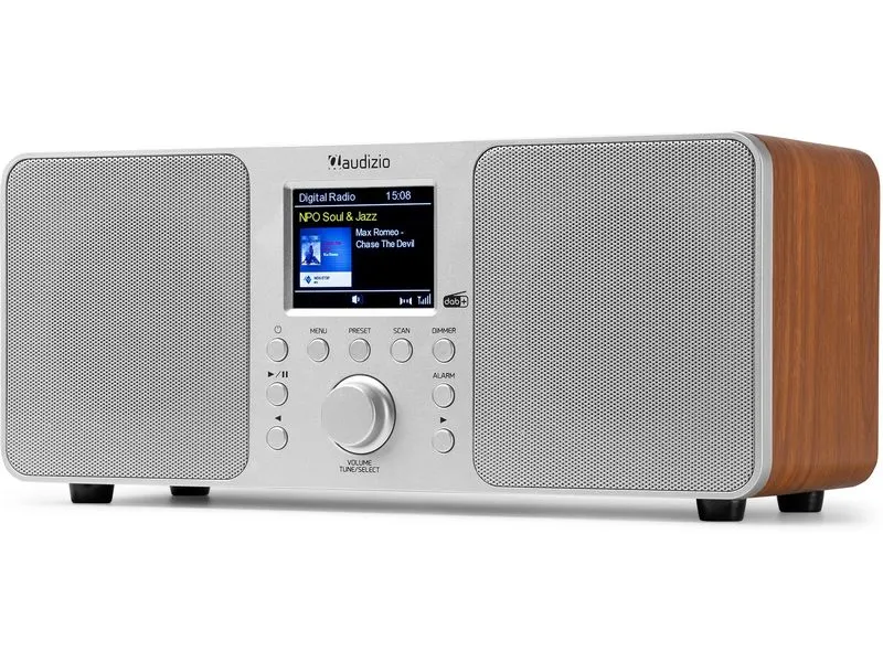 Audizio DAB+ Radio Genua Silber