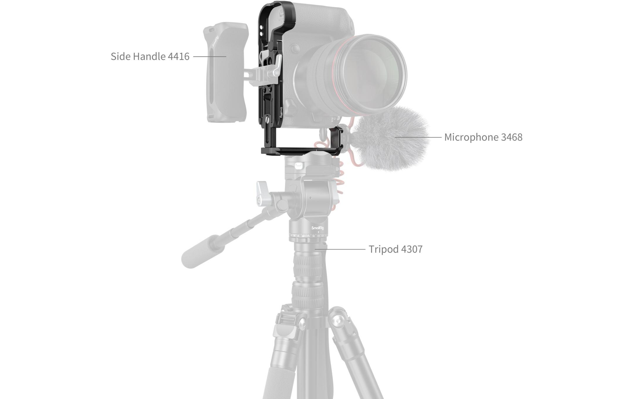 Smallrig L-Winkel Montageplatte für Canon EOS R5 Mark II