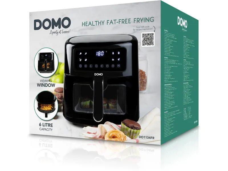 Domo Heissluft-Fritteuse DO1134FR 6 l Domo Heissluft-Fritteuse DO1134FR 6 l
