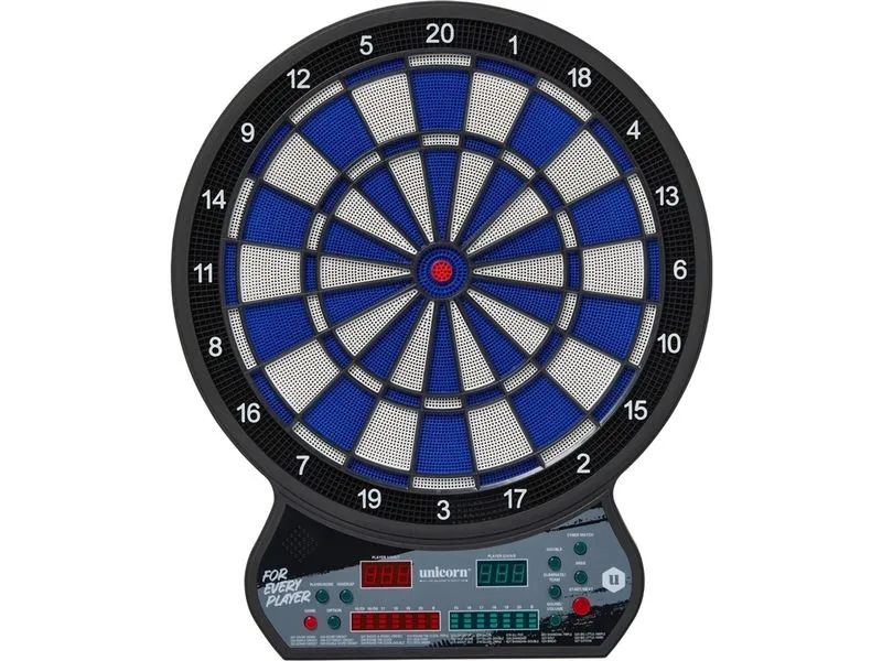 Unicorn Elektronische LED Dartscheibe inkl. 6 Pfeile Unicorn Elektronische LED Dartscheibe inkl. 6 Pfeile