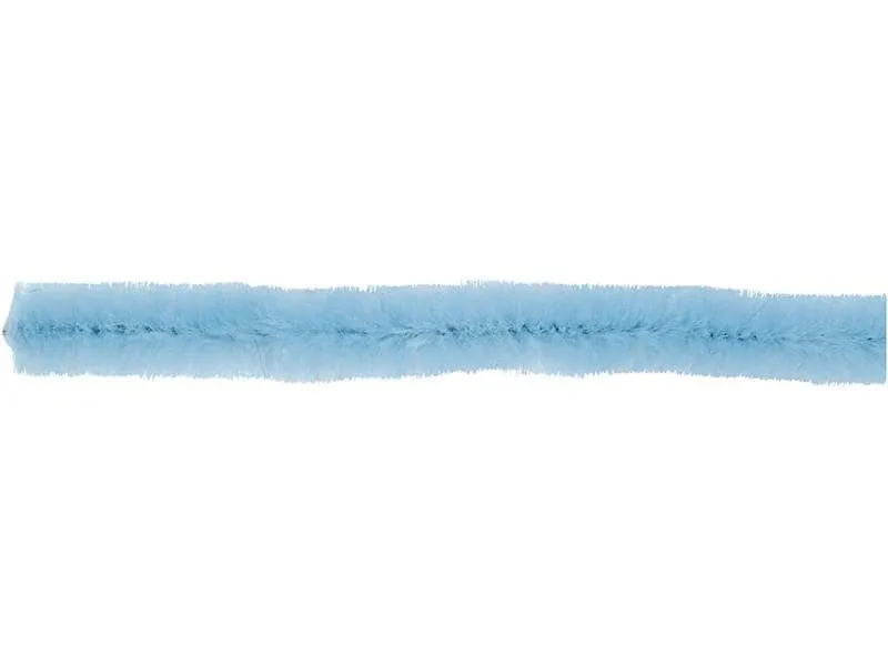 Creativ Company Chenilledraht 15 mm, 15 Stück, Blau