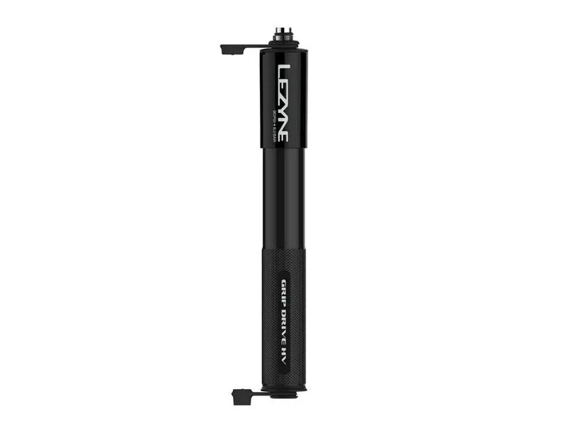 Lezyne Handpumpe Grip Drive HV – M Black Lezyne Handpumpe Grip Drive HV – M Black