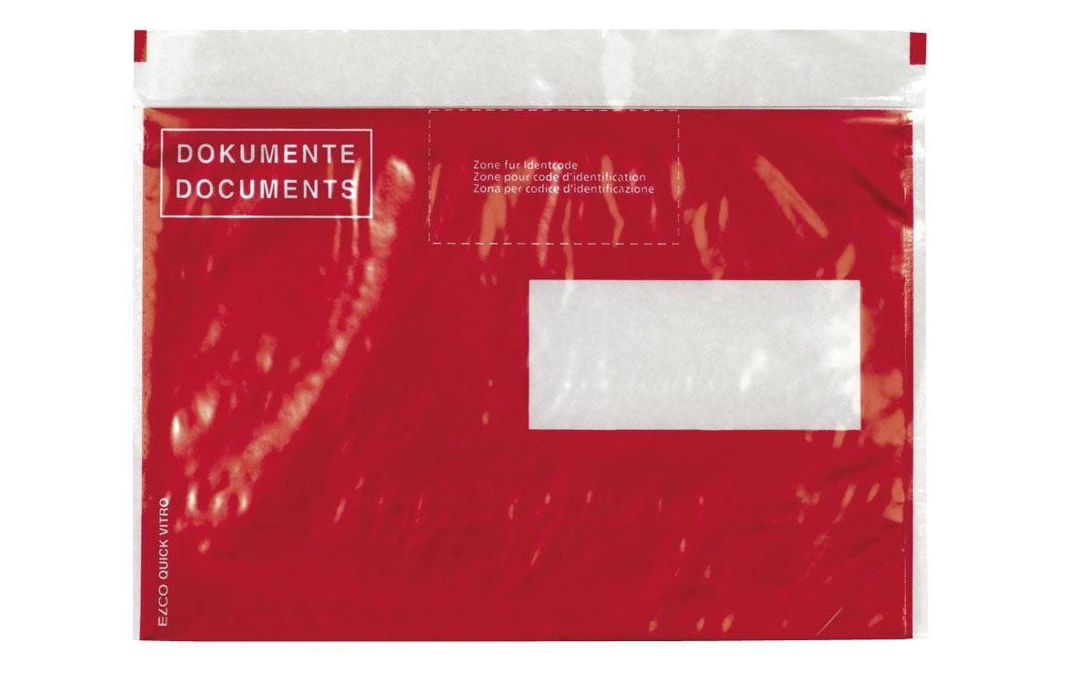 ELCO Dokumententasche Quick Vitro C5 Fenster rechts, 250 Stück ELCO Dokumententasche Quick Vitro C5 Fenster rechts, 250 Stück