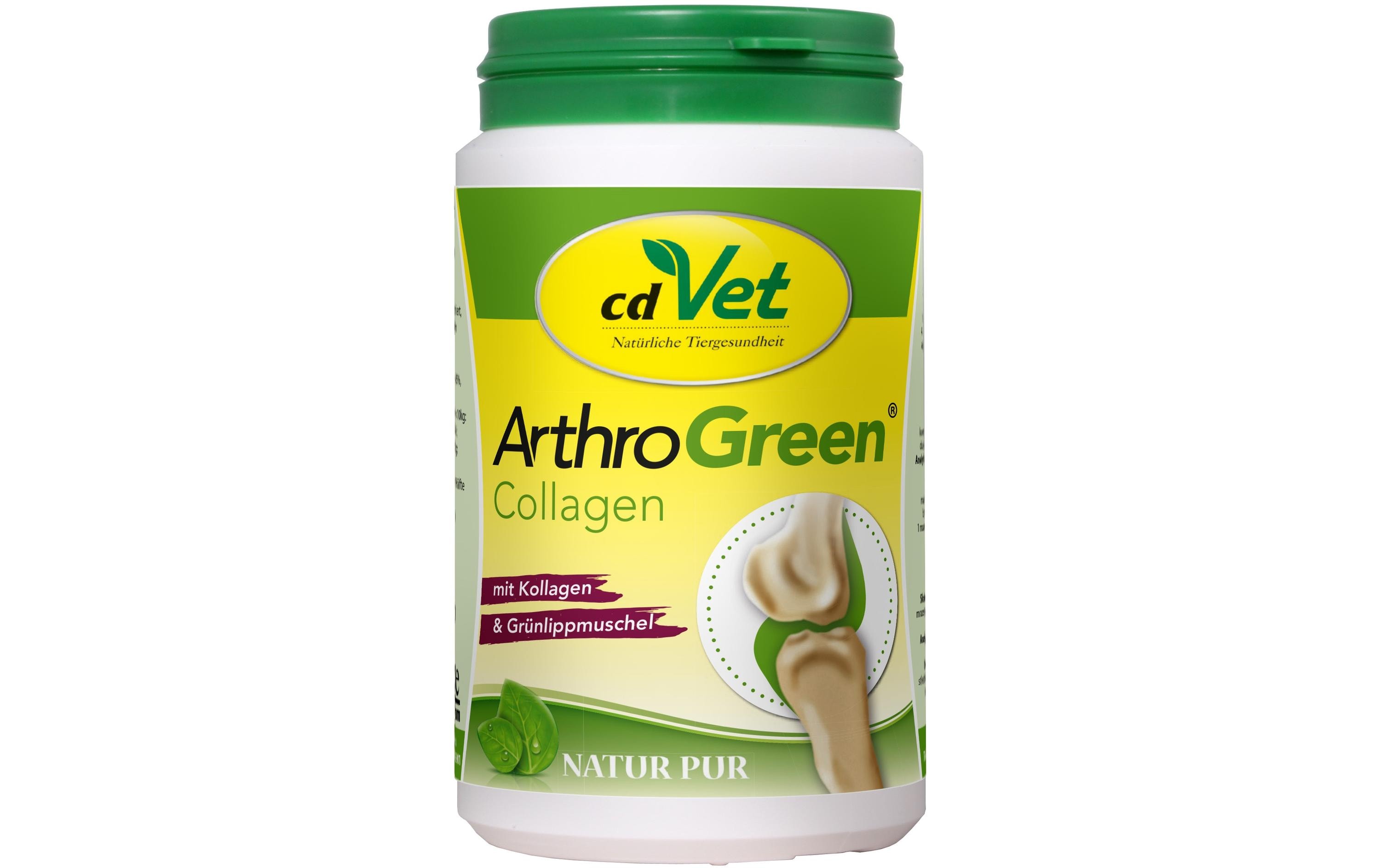 cdVet Hunde-Nahrungsergänzung ArthroGreen Collagen, 130 g cdVet Hunde-Nahrungsergänzung ArthroGreen Collagen, 130 g