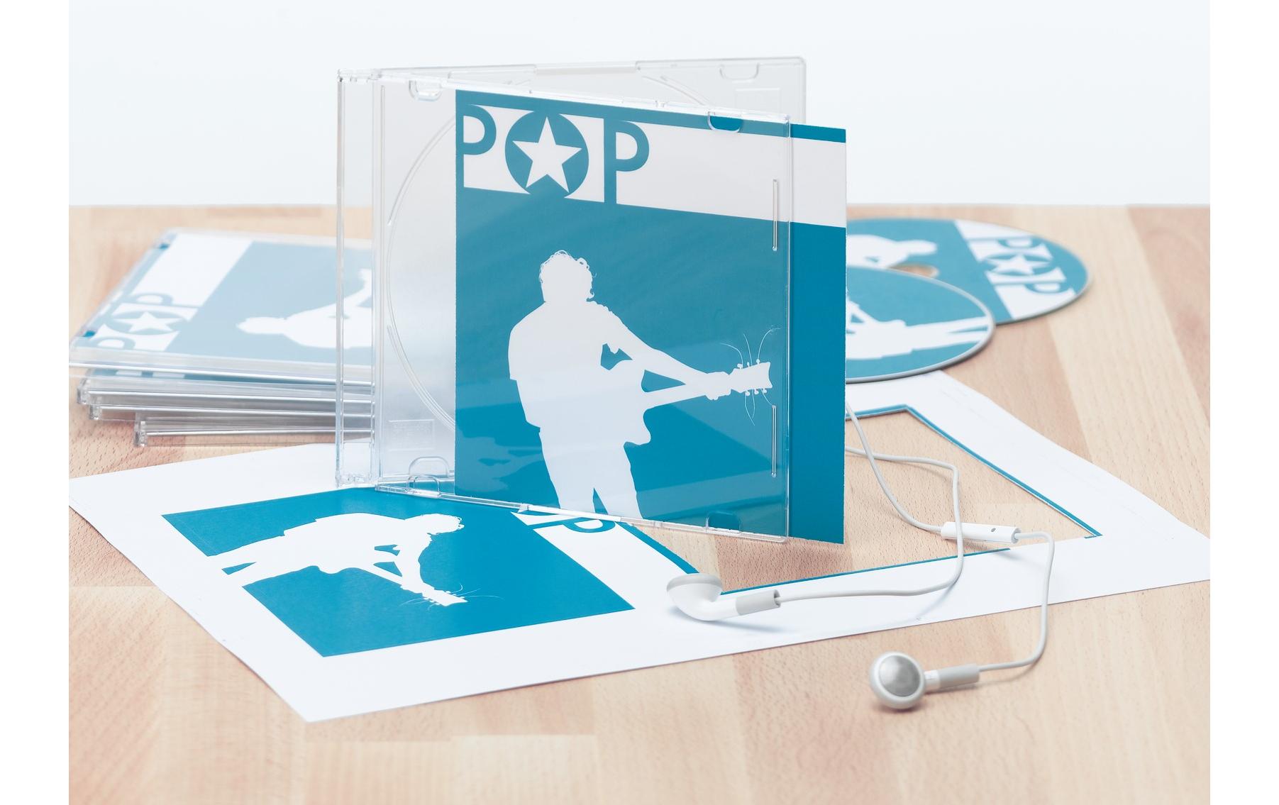 HERMA CD-Einleger 5033 Weiss, 25 Stück