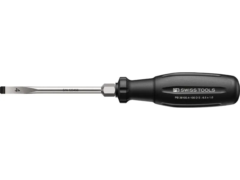 PB Swiss Tools Schlitz-Schraubenzieher SwissGrip Evo PB 38100.4-100 PB Swiss Tools Schlitz-Schraubenzieher SwissGrip Evo PB 38100.4-100