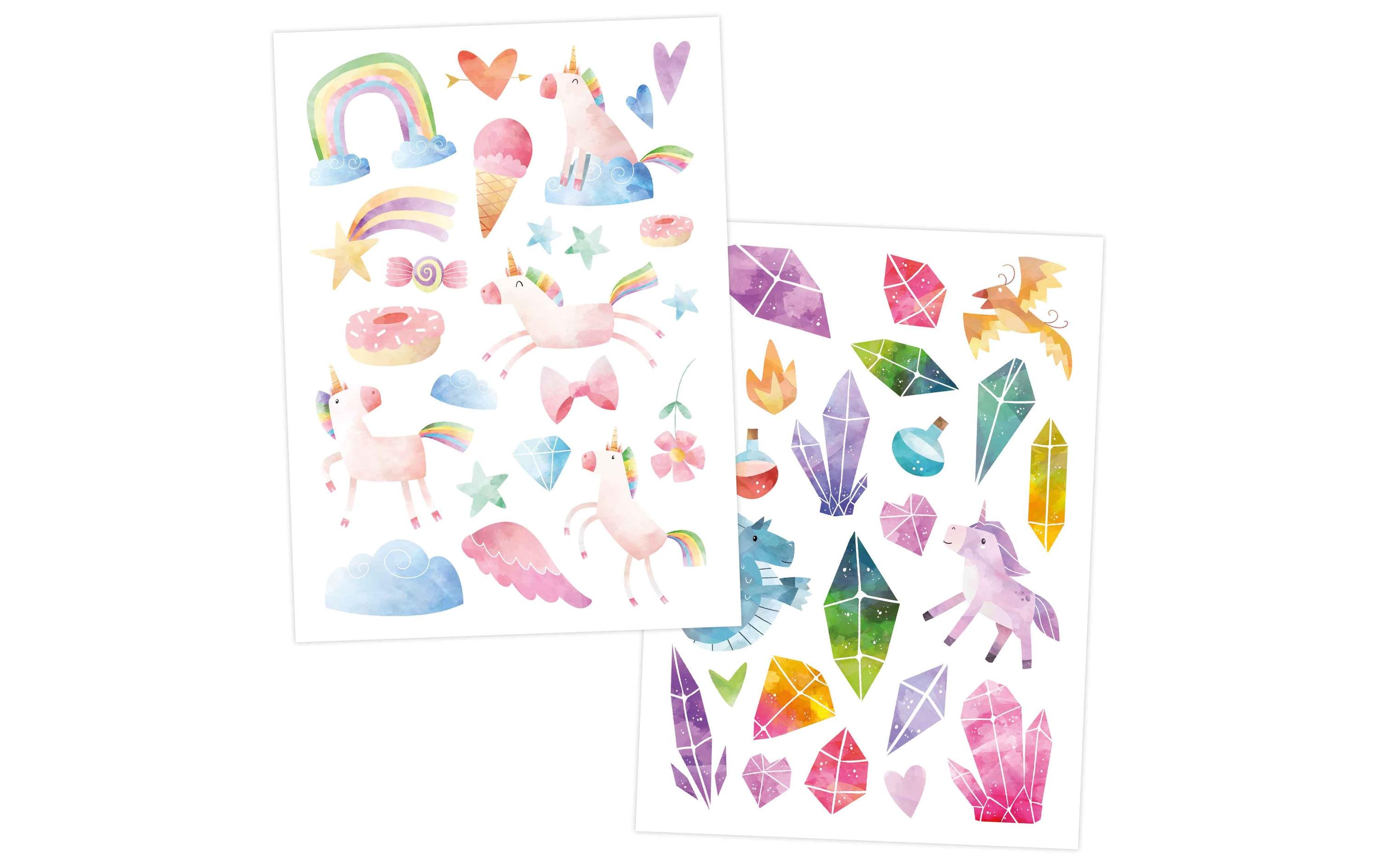 Papierdrachen Tattoo Set Metallic – Beach Vibes