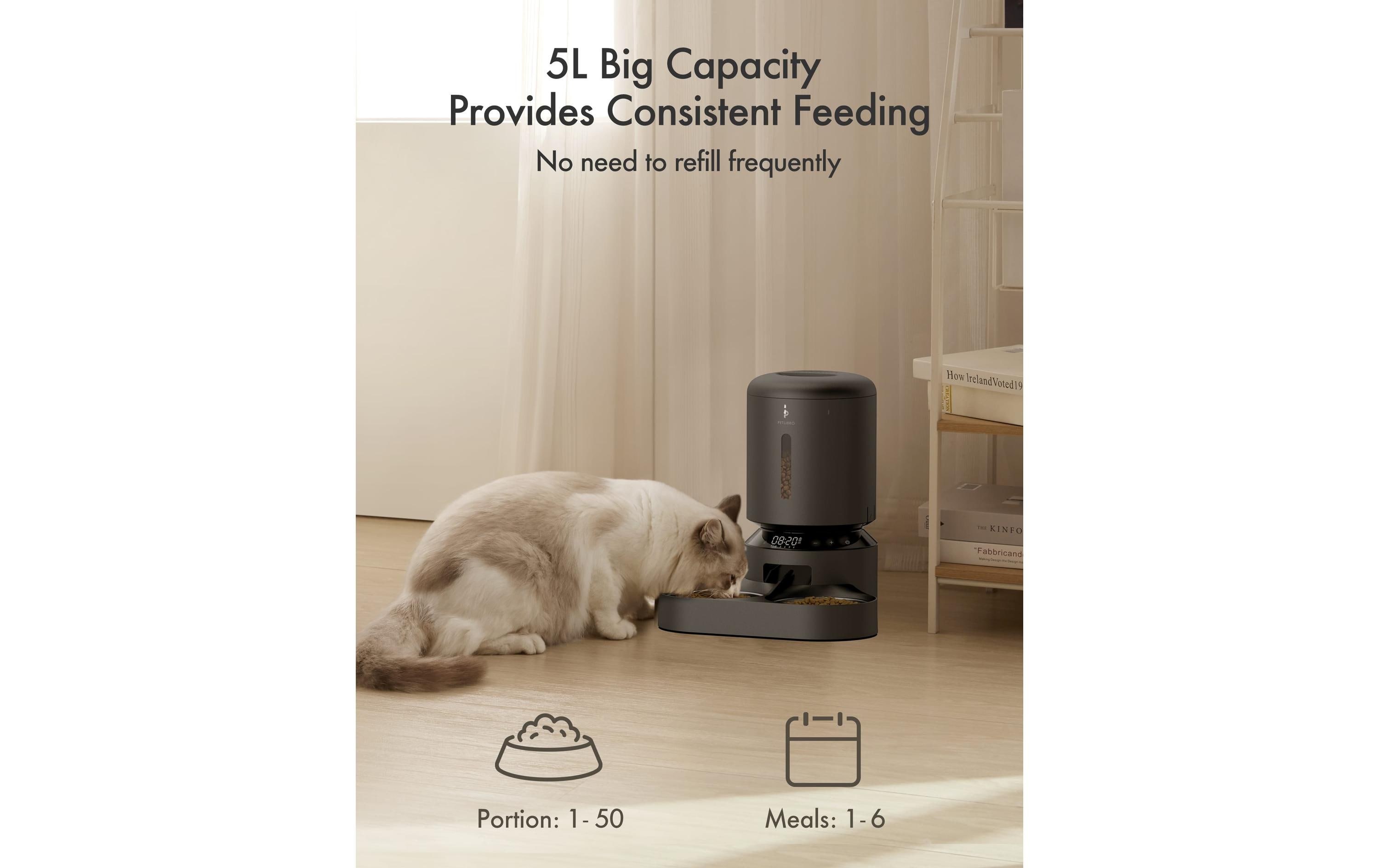 Petlibro Futterautomat Granary Dual Feeder 5 l, Schwarz