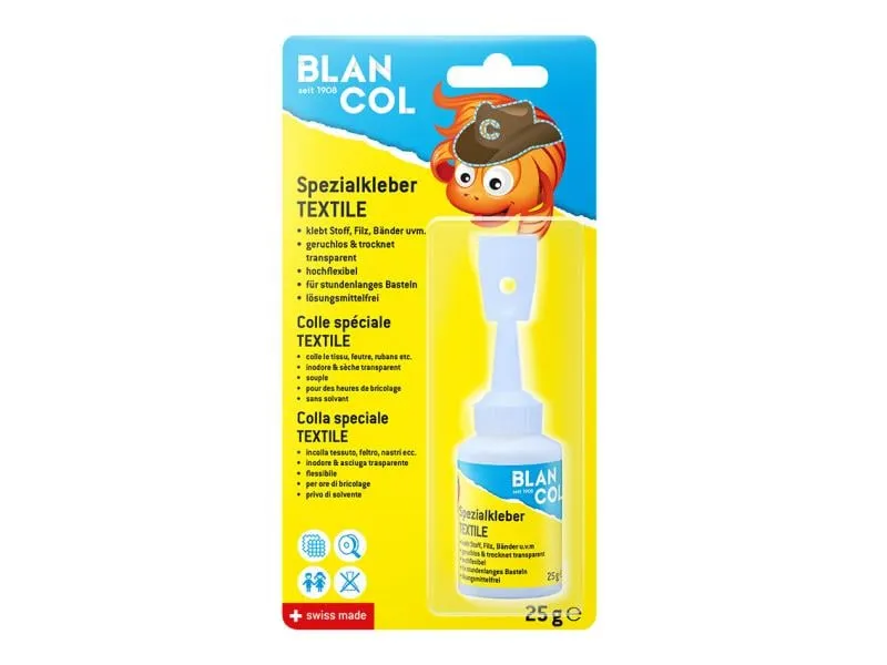 Blancol Textilkleber 1 Stück, Transparent