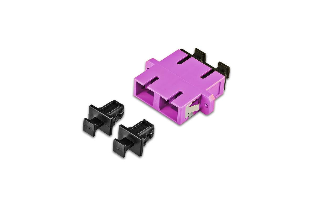 Lightwin LWL-Kupplung SC-SC, Multimode, OM4, Duplex Lightwin LWL-Kupplung SC-SC, Multimode, OM4, Duplex