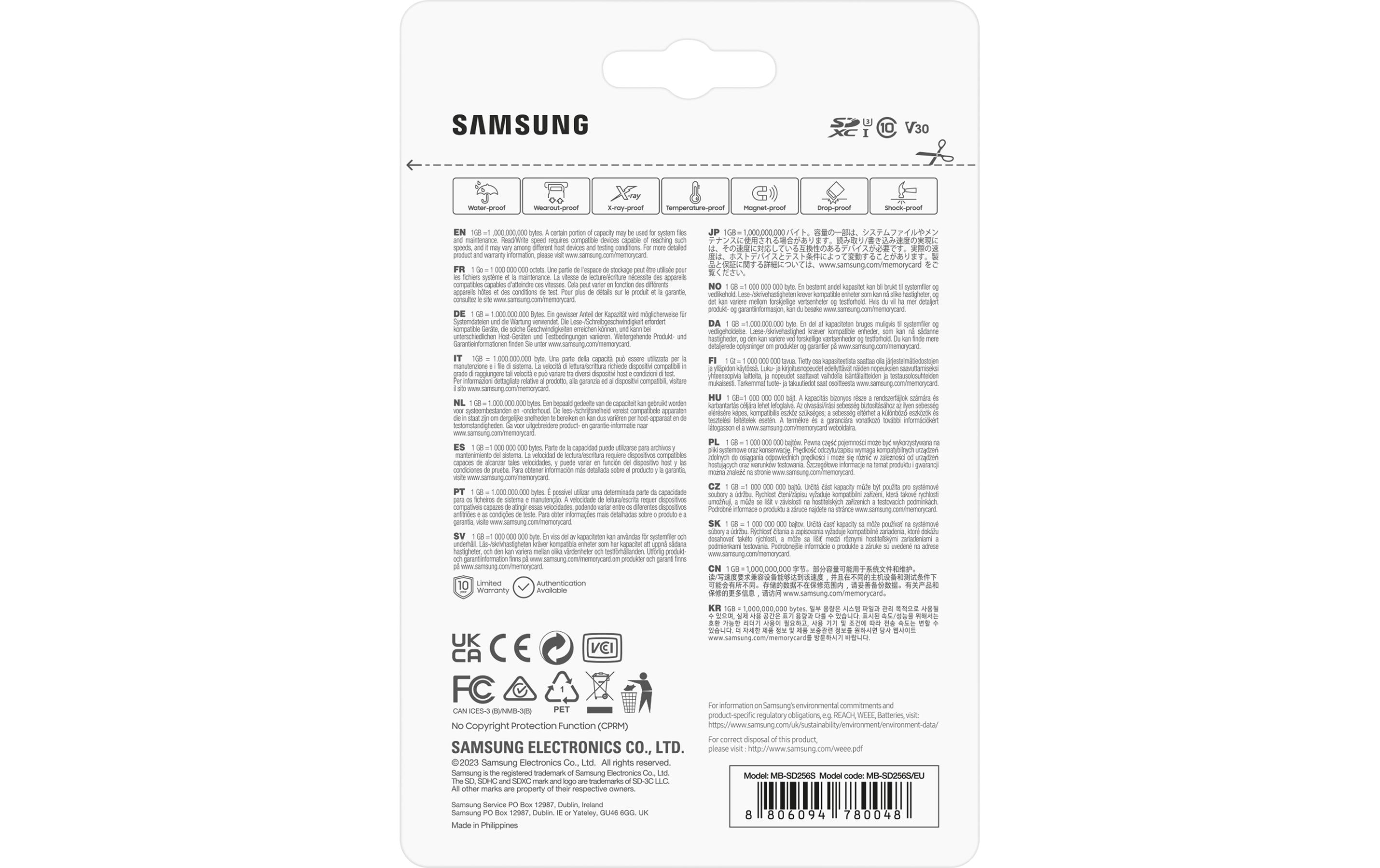 Samsung SDXC-Karte Pro Plus (2023) 256 GB