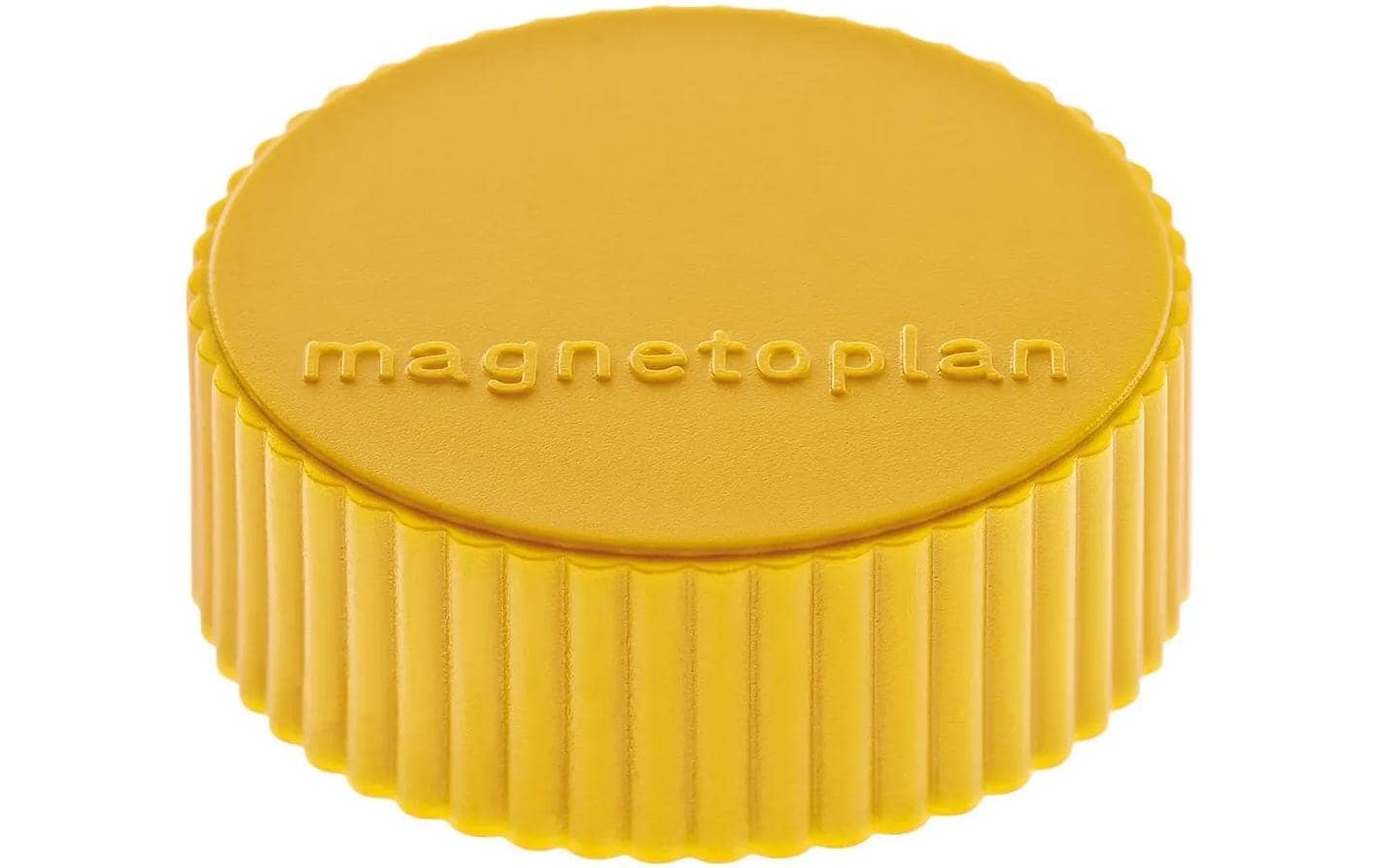 Magnetoplan Haftmagnet Discofix Magnum Ø 3.4 cm Gelb, 10 Stück