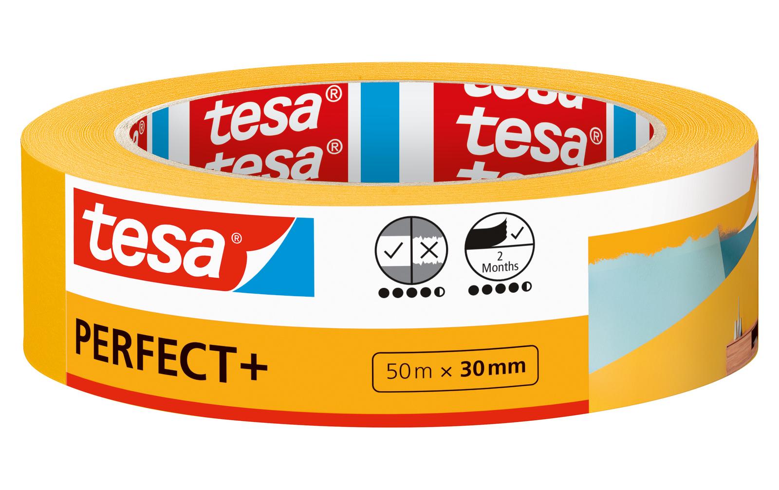 tesa Malerband Perfect+ 50 m x 30 mm tesa Malerband Perfect+ 50 m x 30 mm