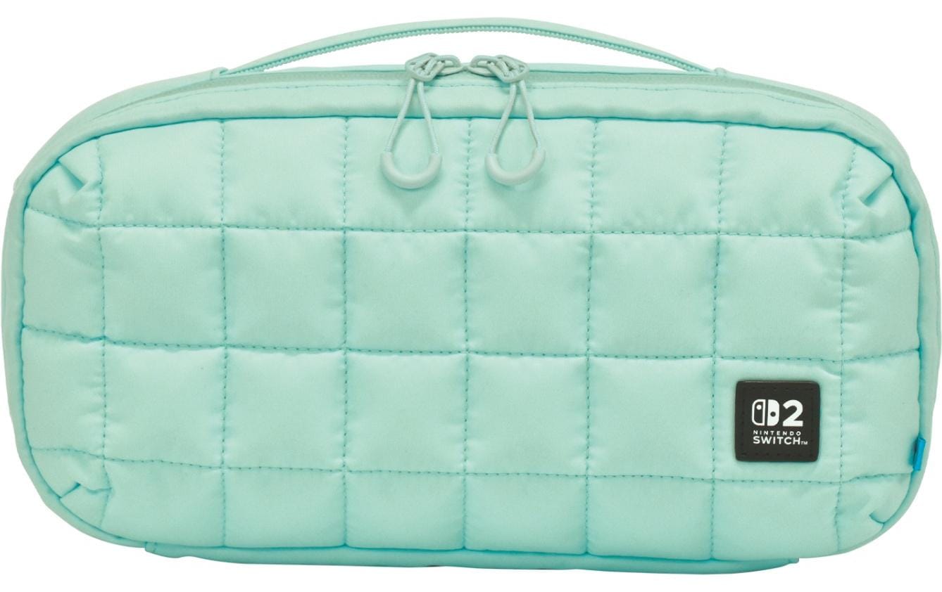 Hori Nintendo Switch 2 Tasche Green Quilted