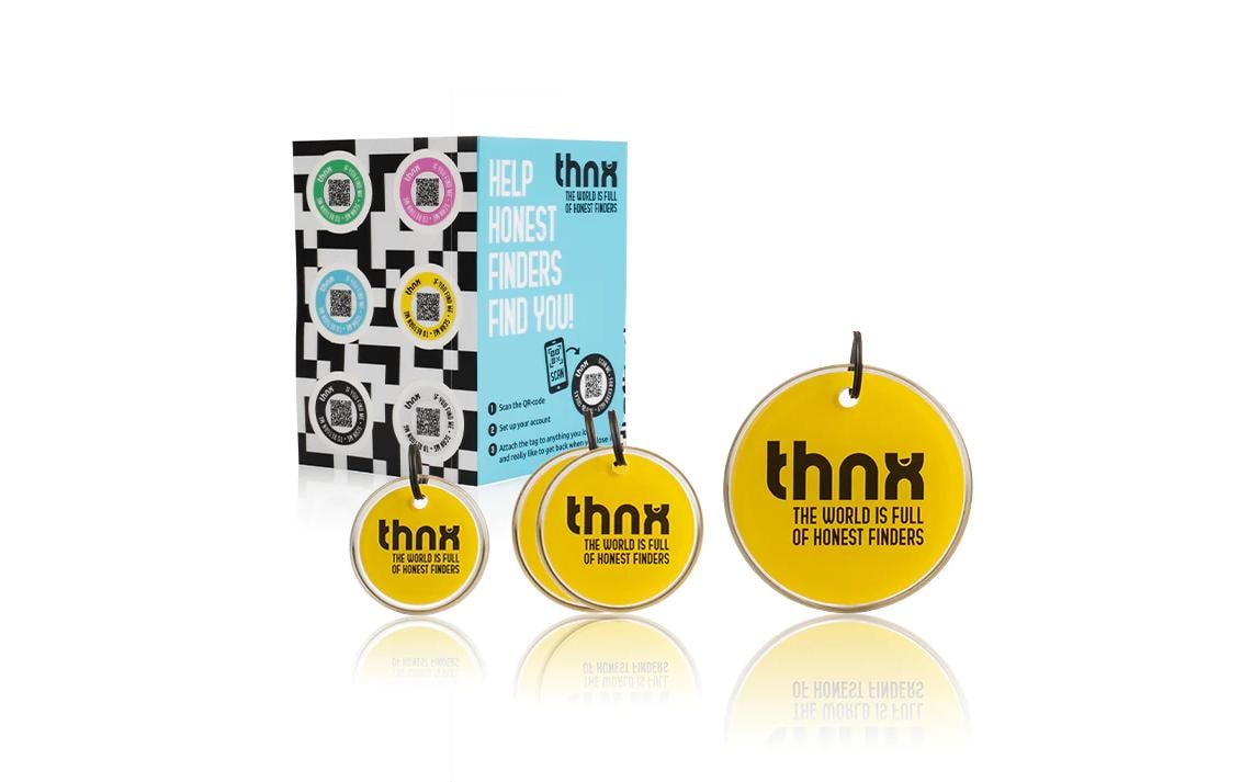 thnxtags Smart Travel Pack XL Gelb