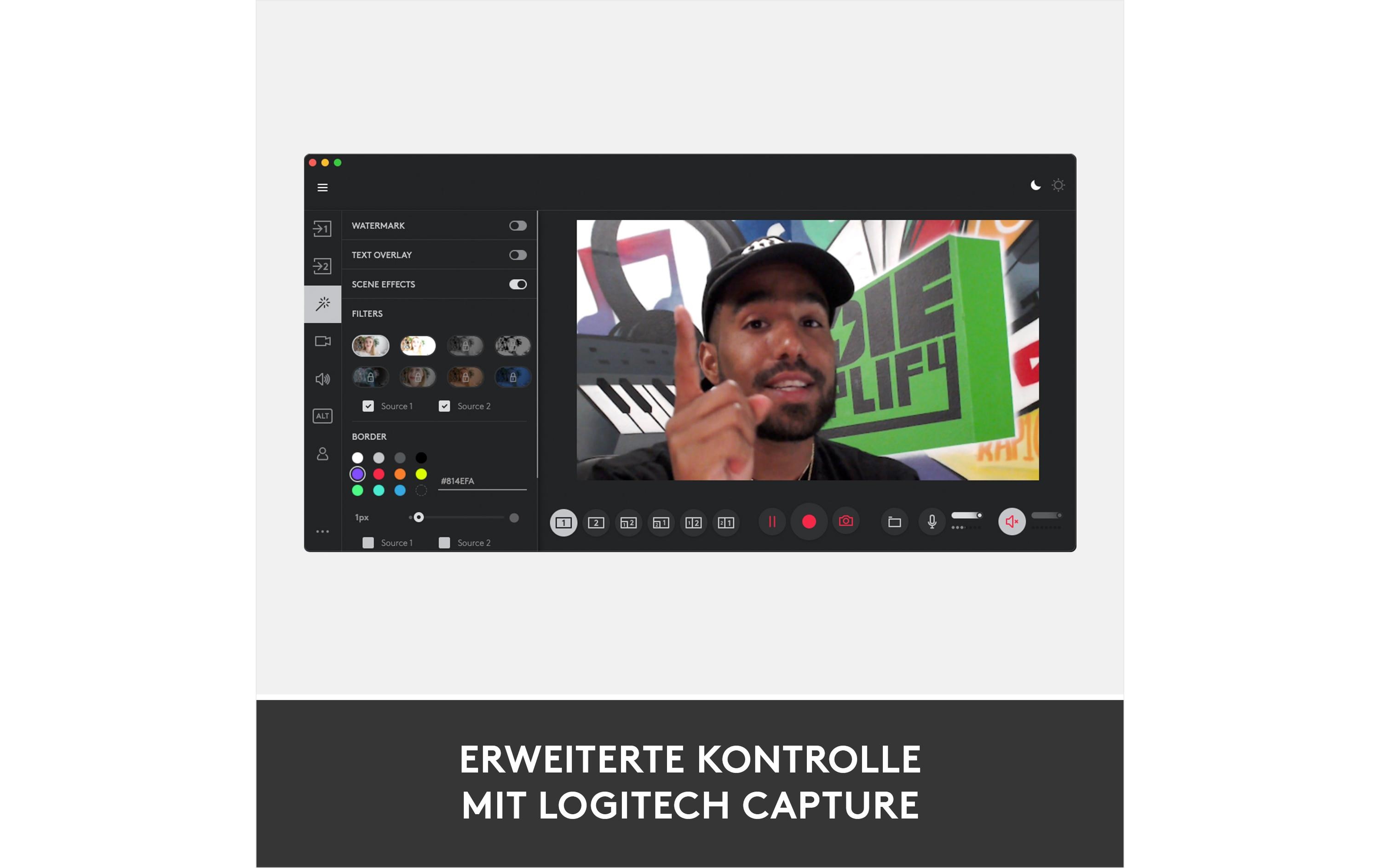 Logitech Webcam StreamCam Grafit