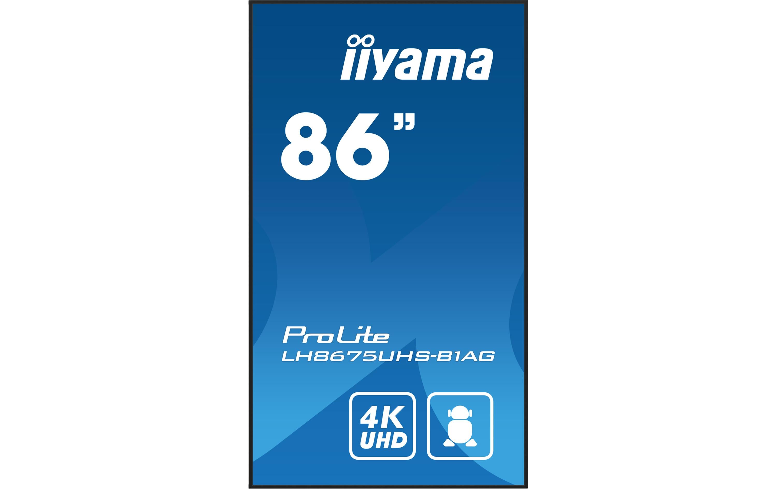 iiyama Public Display ProLite LH8675UHS-B1AG 85.6